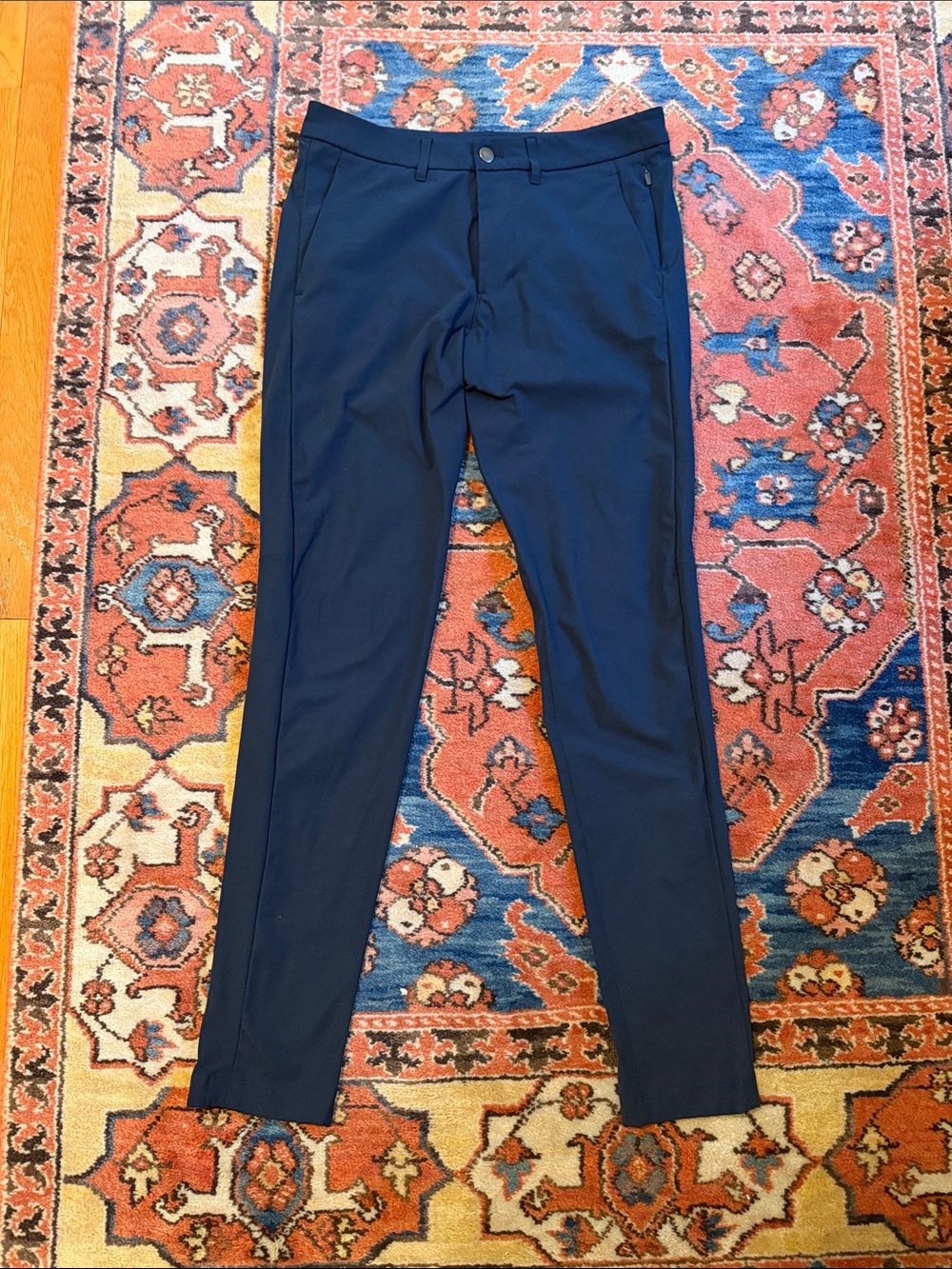 Mens Lululemon Commission Slim Fit pants Navy 30x31